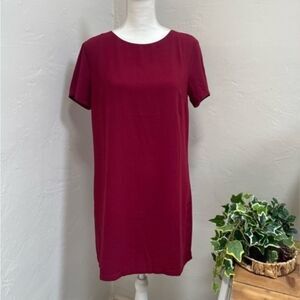 Lulus Burgundy shift dress **never worn!